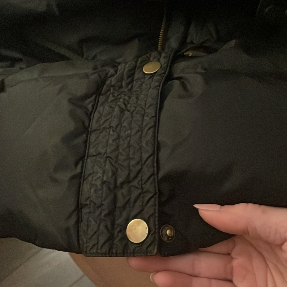Beautiful down filled Jacob connexion winter coat with fur trim hood XS - Picture 4 of 4